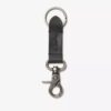 Llaveros de cuero engrasado para hombre, carteras negras Llaveros de cuero engrasado para hombre, carteras negras