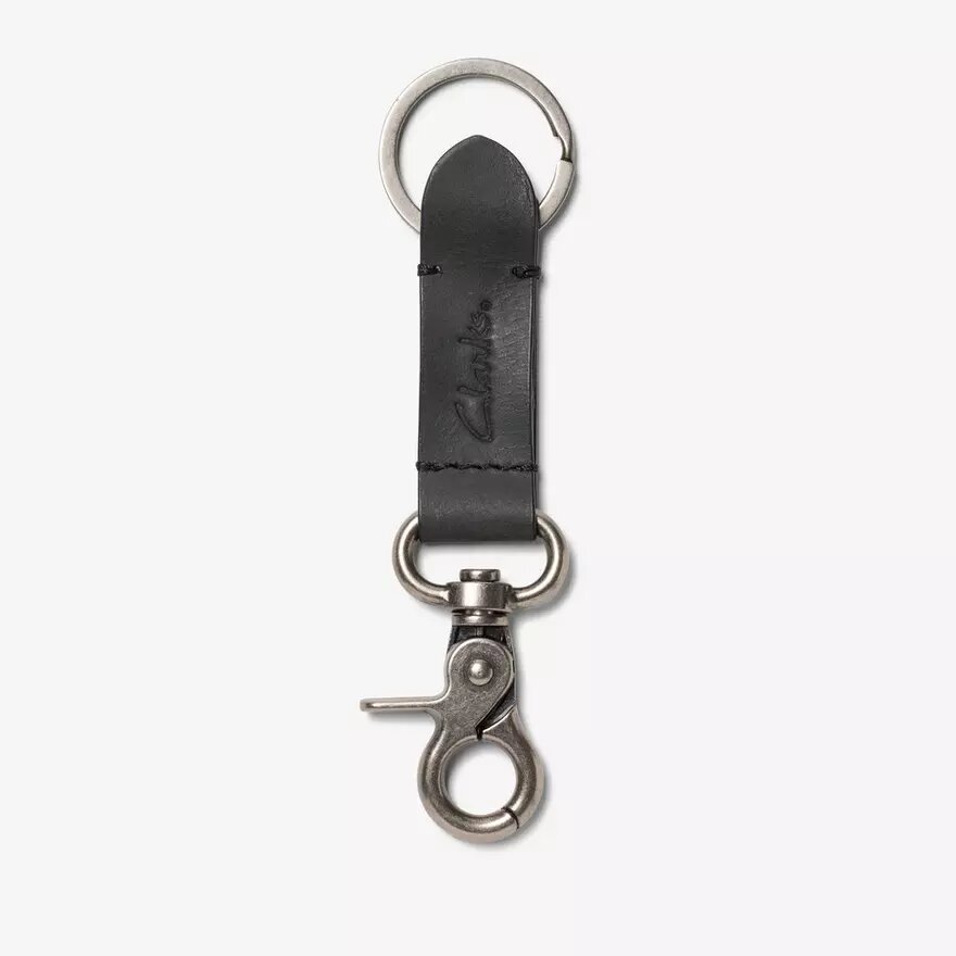 Llaveros de cuero engrasado para hombre, carteras negras Llaveros de cuero engrasado para hombre, carteras negras