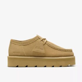 Meare Walla para mujer. Wallabees de ante color arce