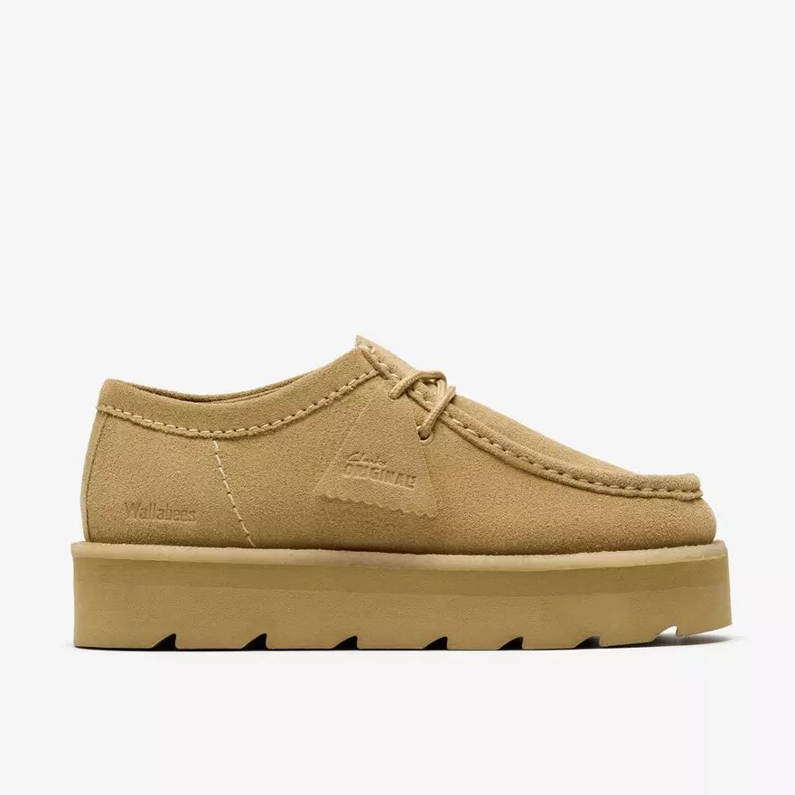 Meare Walla para mujer. Wallabees de ante color arce Meare Walla para mujer. Wallabees de ante color arce