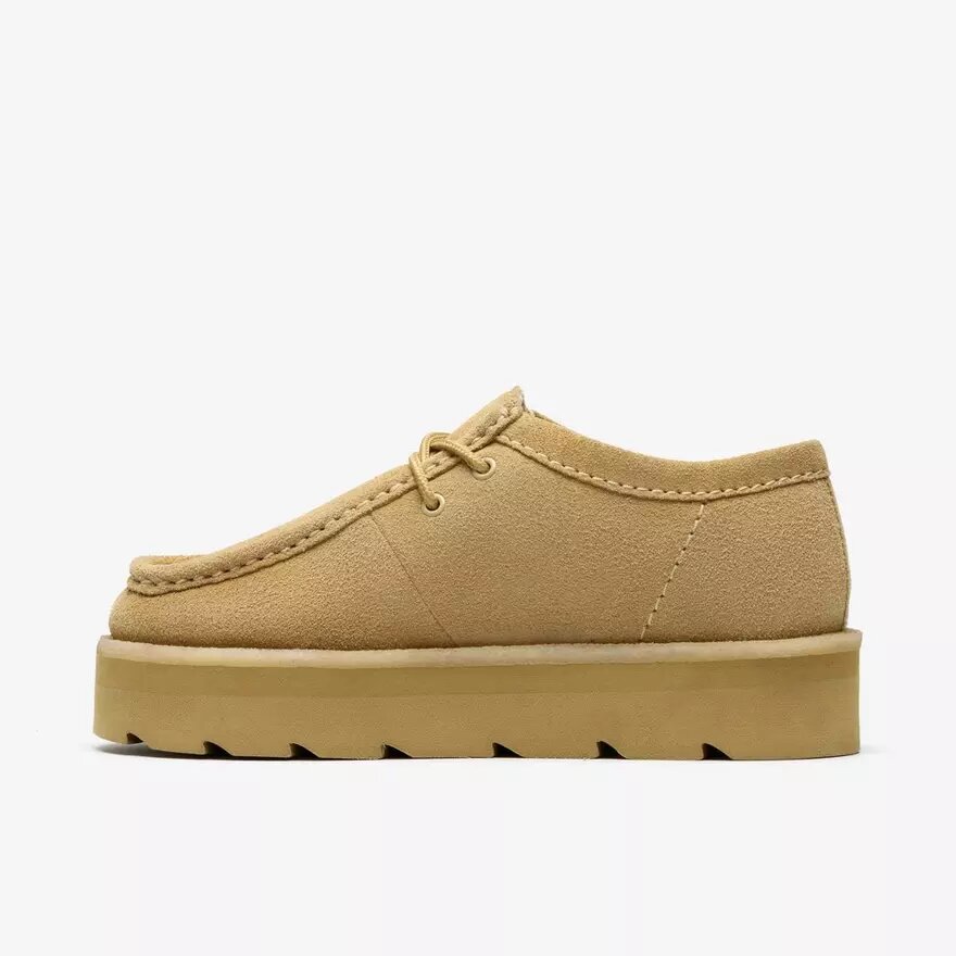 Meare Walla para mujer. Wallabees de ante color arce Meare Walla para mujer. Wallabees de ante color arce