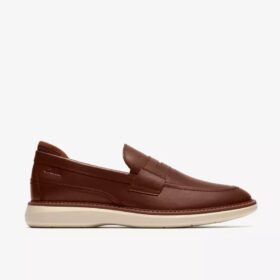 Mocasines Brantin para hombre de piel color tostado