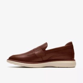 Mocasines Brantin para hombre de piel color tostado