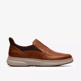 Mocasines combinados Mullan Step para hombre en color tostado