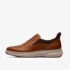 Mocasines combinados Mullan Step para hombre en color tostado