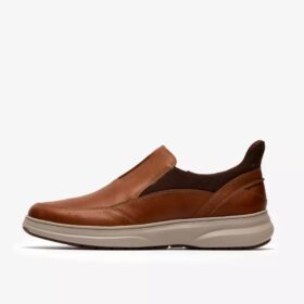 Mocasines combinados Mullan Step para hombre en color tostado
