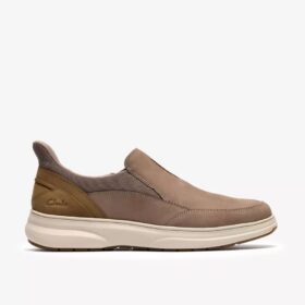 Mocasines combinados Mullan Step para hombre en gris