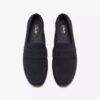 Mocasines Corsley Bar de ante azul marino para hombre
