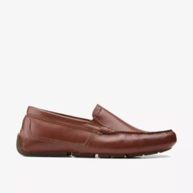 Mocasines de conducir Markman Plain para hombre, de piel marrón claro