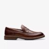 Mocasines de cuero de color tostado medio para hombre Aldwin Step Mocasines de cuero de color tostado medio para hombre Aldwin Step