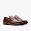 Mocasines de cuero de color tostado medio para hombre Aldwin Step Mocasines de cuero de color tostado medio para hombre Aldwin Step