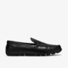 Mocasines de cuero negros lisos Corsley para hombre Mocasines de cuero negros lisos Corsley para hombre