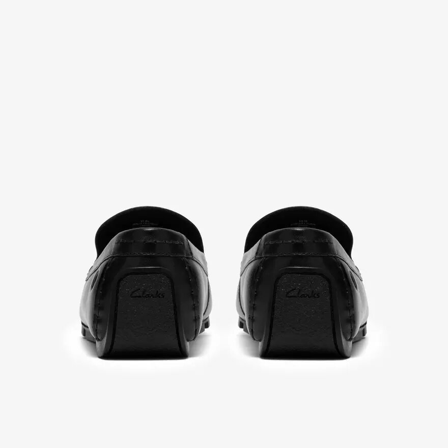 Mocasines de cuero negros lisos Corsley para hombre Mocasines de cuero negros lisos Corsley para hombre