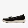 Mocasines de lona negros «Breezesky Bay» para mujer Mocasines de lona negros «Breezesky Bay» para mujer
