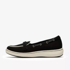 Mocasines de lona negros «Breezesky Bay» para mujer