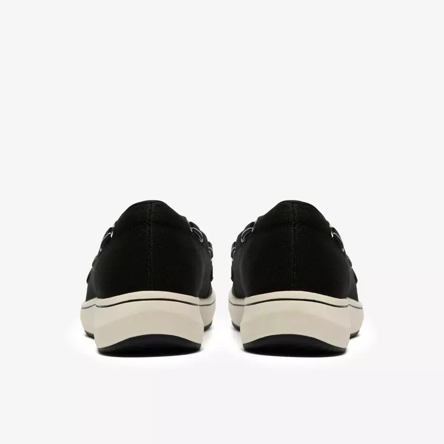 Mocasines de lona negros «Breezesky Bay» para mujer Mocasines de lona negros «Breezesky Bay» para mujer