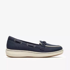 Mocasines de lona para mujer Breezesky Bay en azul marino