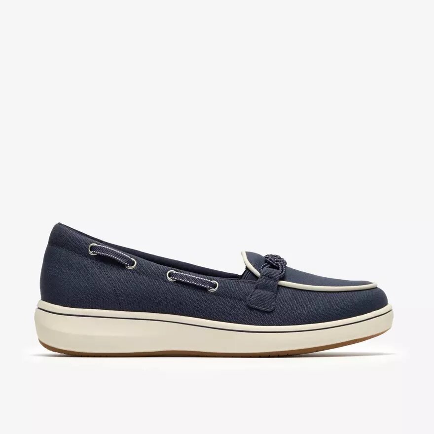 Mocasines de lona para mujer Breezesky Bay en azul marino Mocasines de lona para mujer Breezesky Bay en azul marino