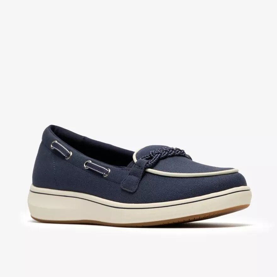 Mocasines de lona para mujer Breezesky Bay en azul marino Mocasines de lona para mujer Breezesky Bay en azul marino