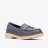Mocasines de piel azul denim Westlynn Bella para mujer Mocasines de piel azul denim Westlynn Bella para mujer