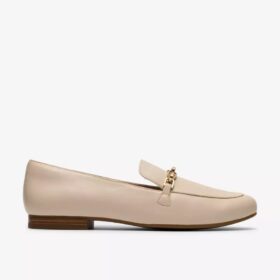 Mocasines de piel blanca Tamna Iris para mujer