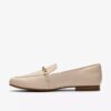 Mocasines de piel blanca Tamna Iris para mujer