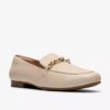 Mocasines de piel blanca Tamna Iris para mujer