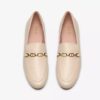 Mocasines de piel blanca Tamna Iris para mujer