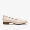 Mocasines de piel color crema Krystine Lily para mujer Mocasines de piel color crema Krystine Lily para mujer