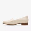 Mocasines de piel color crema Krystine Lily para mujer Mocasines de piel color crema Krystine Lily para mujer