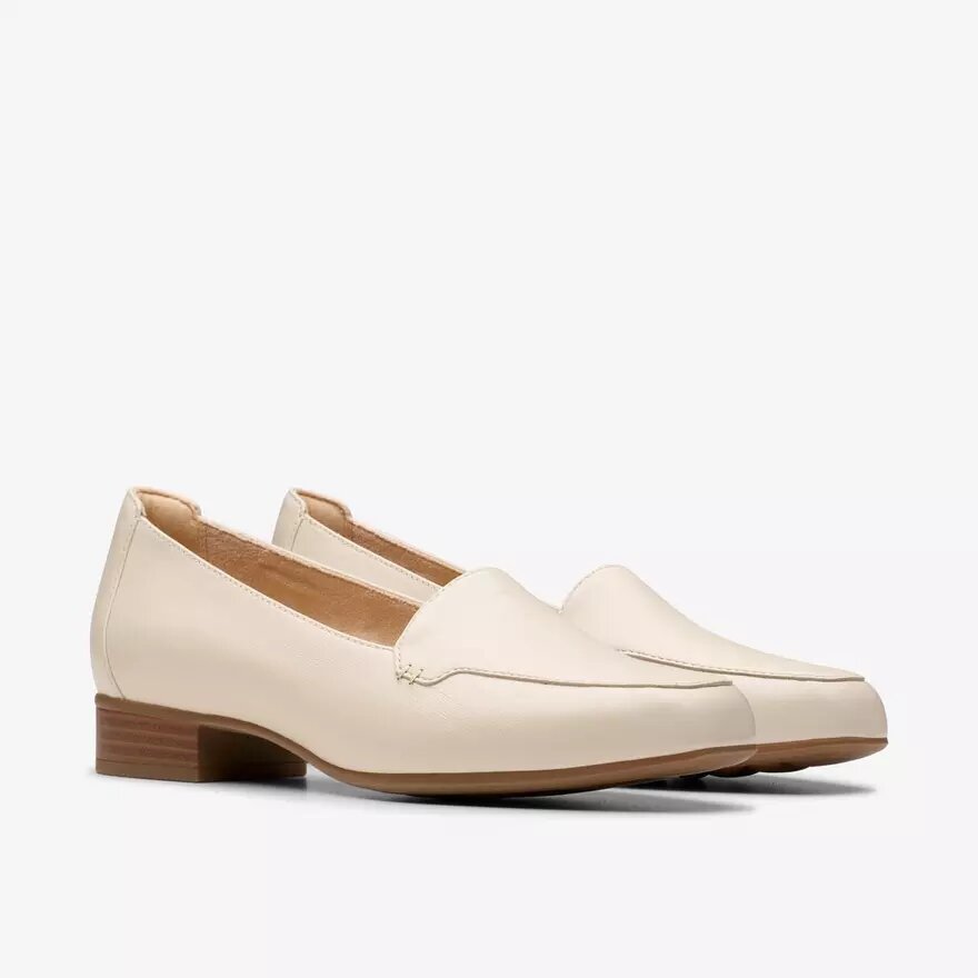 Mocasines de piel color crema Krystine Lily para mujer Mocasines de piel color crema Krystine Lily para mujer
