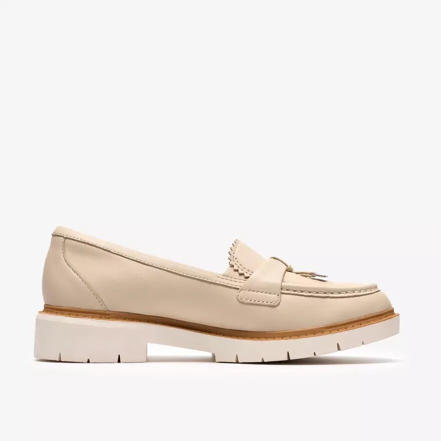 Mocasines de piel color crema Westlynn Bella para mujer Mocasines de piel color crema Westlynn Bella para mujer