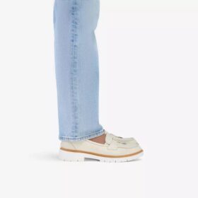 Mocasines de piel color crema Westlynn Bella para mujer