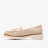 Mocasines de piel color crema Westlynn Bella para mujer Mocasines de piel color crema Westlynn Bella para mujer