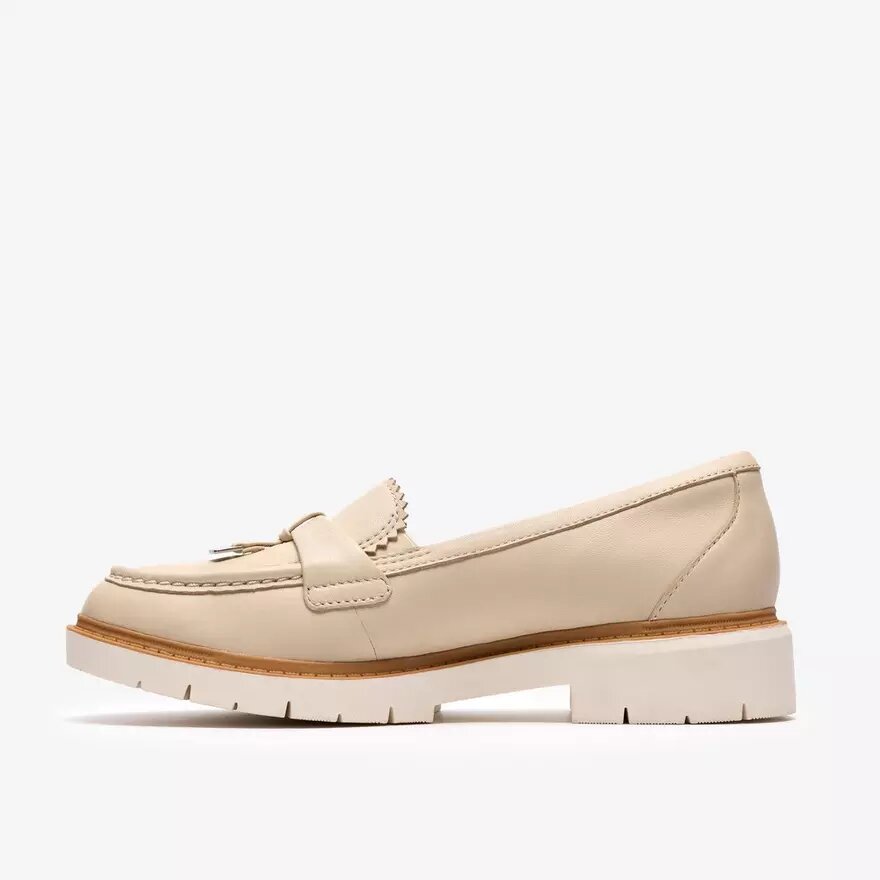 Mocasines de piel color crema Westlynn Bella para mujer Mocasines de piel color crema Westlynn Bella para mujer