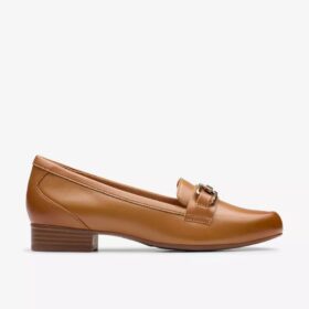 Mocasines de piel color tostado Juliet Echo para mujer