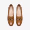 Mocasines de piel color tostado Juliet Echo para mujer Mocasines de piel color tostado Juliet Echo para mujer
