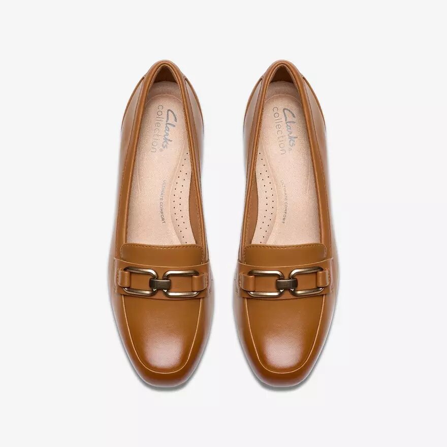Mocasines de piel color tostado Juliet Echo para mujer Mocasines de piel color tostado Juliet Echo para mujer