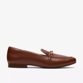 Mocasines de piel color tostado Tamna Iris para mujer