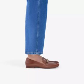 Mocasines de piel color tostado Tamna Iris para mujer