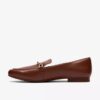 Mocasines de piel color tostado Tamna Iris para mujer