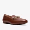 Mocasines de piel color tostado Tamna Iris para mujer