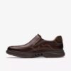 Mocasines de piel de caoba Un Briley Step para hombre | Clark’s