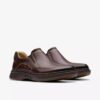 Mocasines de piel de caoba Un Briley Step para hombre | Clark’s
