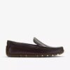 Mocasines de piel marrón oscuro Corsley Plain para hombre Mocasines de piel marrón oscuro Corsley Plain para hombre