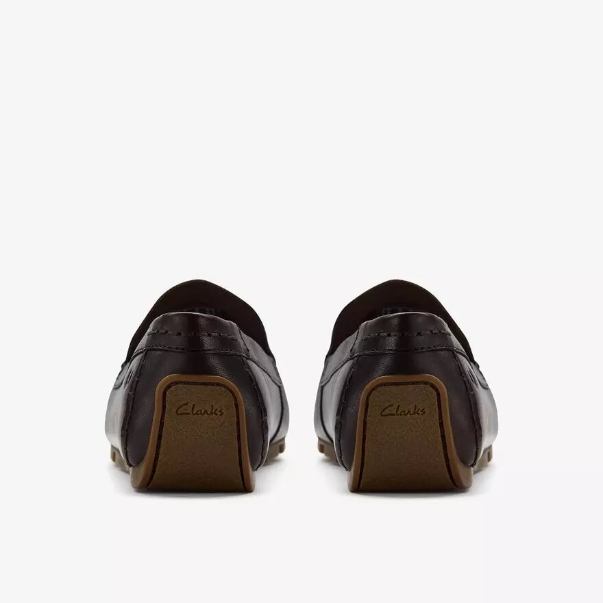 Mocasines de piel marrón oscuro Corsley Plain para hombre Mocasines de piel marrón oscuro Corsley Plain para hombre