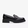 Mocasines de piel negra Orinoco3 Edge para mujer, EE. UU. Mocasines de piel negra Orinoco3 Edge para mujer, EE. UU.