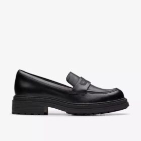 Mocasines de piel negra Orinoco3 Edge para mujer, EE. UU.
