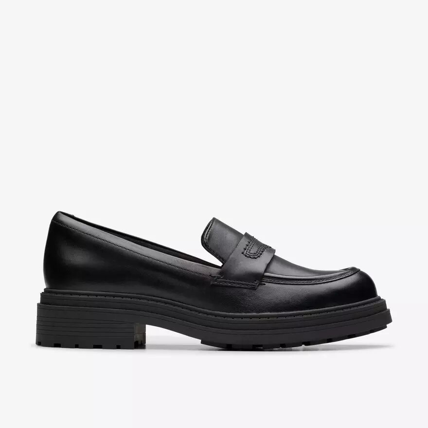 Mocasines de piel negra Orinoco3 Edge para mujer, EE. UU. Mocasines de piel negra Orinoco3 Edge para mujer, EE. UU.