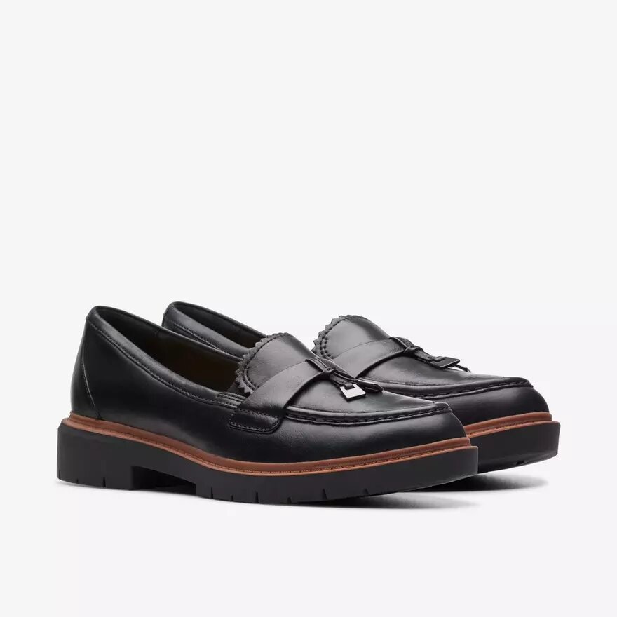 Mocasines de piel negra Westlynn Bella para mujer Mocasines de piel negra Westlynn Bella para mujer